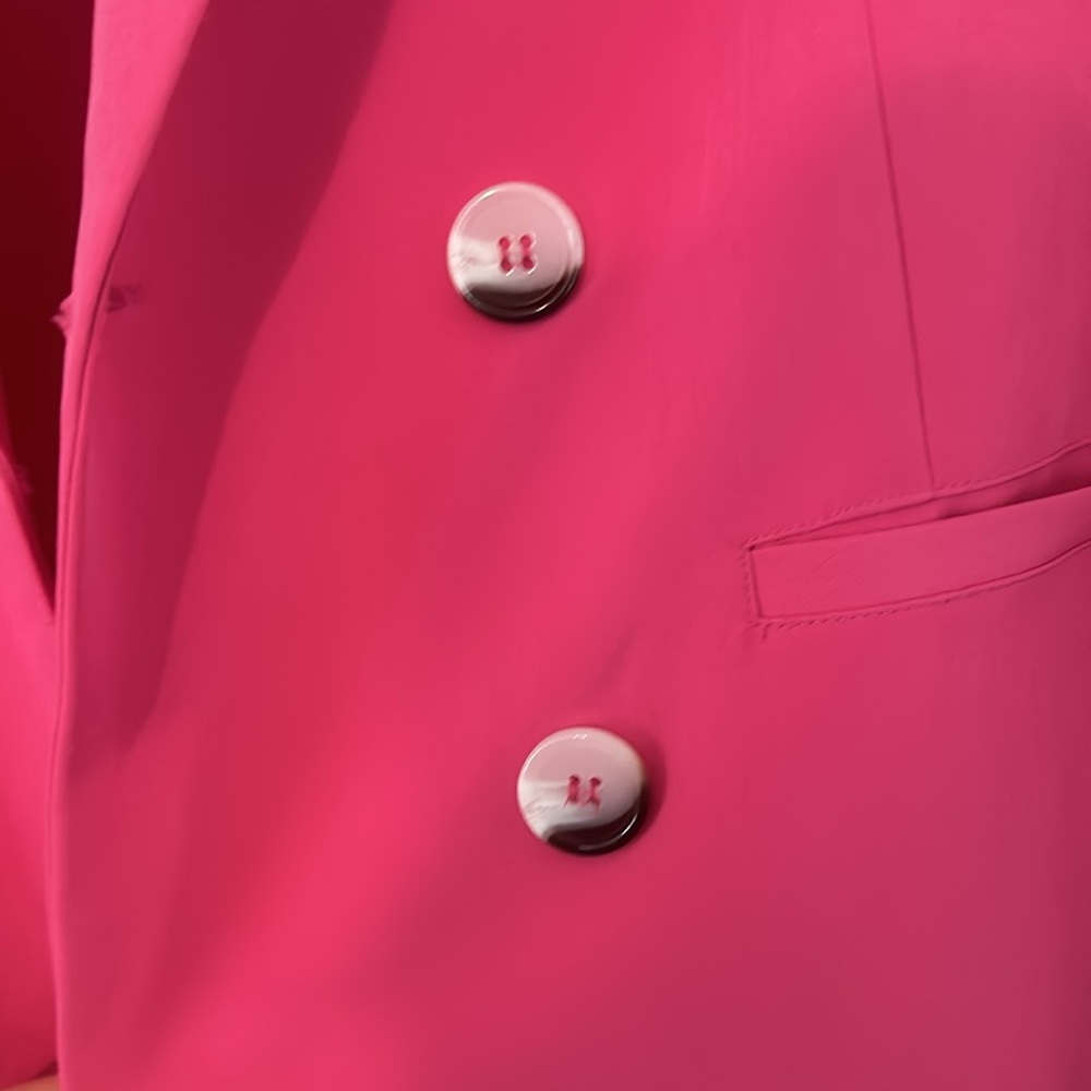 Sanctuary Los Angeles Hot Pink Oversized Blazer Size M - Picture 3 of 3